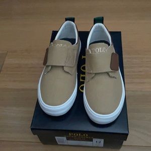 Kids / Toddlers NWT Polo Khaki Shoe sz 12